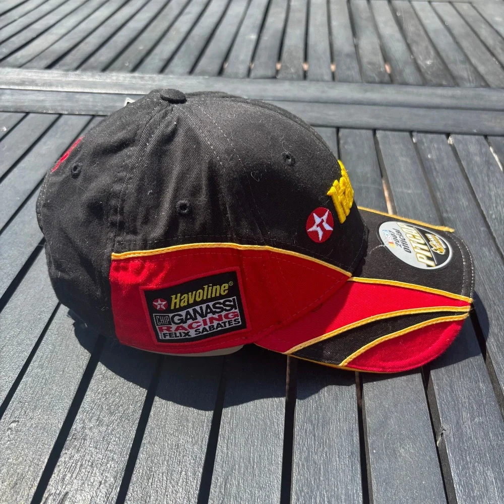 Chase Authentics NASCAR Hat Mens OSFM Black Red NWT Havoline 42 Montoya Pit Cap